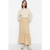 Trendyol Skirt - Beige - Maxi