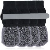 INF Vodoodporne protizdrsne nogavice za tace - poliester, komplet 4 Black L, (5000294536) Cene