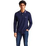EAX Polo majice dolgi rokavi XM003427 AF13026 Modra Cene