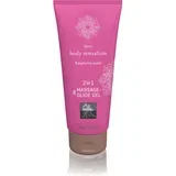 masažni gel in lubrikant Raspberry, 200 ml