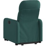  Naslonjač na podizanje od tkanine tamnozeleni | shoptok.hr