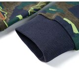  Dječja topla majica tamna kaki prošarana 104 | shoptok.hr