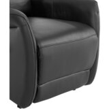 Modern Living tv fotelj hamilton, usnje, črna | Shoptok.si