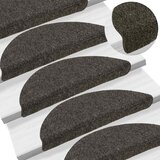  Prostirke za stepenice, samoljepljive, 20 kom 56x17x3 cm, antracit, poluokrugle | shoptok.hr