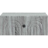  Noćni ormarić za montažu na zid Siva sonoma 49 x 34,5 x 20 cm | shoptok.hr