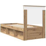  Krevetna konstrukcija Umjetnička hrastovina 75 x 190 cm | shoptok.hr