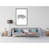  Poster - Curly Pig 30x45 | shoptok.hr