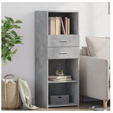 vidaXL Visoka komoda boja betona 45 x 42 5 x 124 cm konstruirano drvo | shoptok.hr