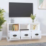 TV ormarić bijeli 100 x 35 x 50 cm od konstruiranog drva | shoptok.hr