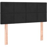  Uzglavlje crno 100x5x78/88 cm baršunasto | shoptok.hr
