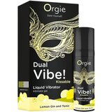 Orgie Dual Vibe - uniseks tekoči vibrator - Gin Tonic (15 ml) | Shoptok.si