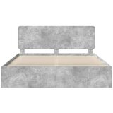  Konstrukcija postelje Beton 180 x 200 cm Masivno borovo les, (5000123360) | Shoptok.si