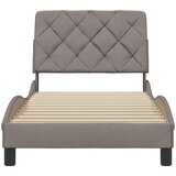  posteljni okvir brez vzmetnice Taupe 90x200cm Tkanina, (22012048) | Shoptok.si