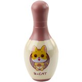 Lean Toys Otroški komplet za kegljanje z muca, 10 kegljev, 2 barvni krogli | Shoptok.si