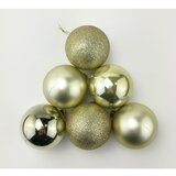 Home deco plastična kuglica/ zlatna 6 cm 24 kom | shoptok.hr