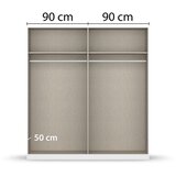 home24 OMARA S KLASIČNIMI VRATI, bela | Shoptok.si