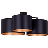  Duolla - Nadgradni luster ROLLER TRIO SHINY 3xE27/15W/230V crna/zlatna | Eponuda.com