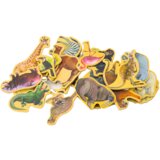  Set of Wooden Dinosaurs Magnets 20 Pieces Colorful | shoptok.hr