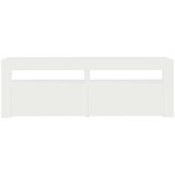 TV ormarić s LED svjetlima bijeli 120 x 35 x 40 cm | shoptok.hr