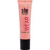 s-he colour&style light wear tečni puder - 001 natural ivory 1 kom Cene