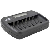 OXE Punjač za 6 AA / AAA baterija, sa zaslonom i 8 Varta 56706 R6 2100mAh NIMH basic baterija za punjenje | shoptok.hr