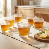 Vilde XXL steklene skodelice za kavo in čaj 370 ml &amp;ndash; 6 kosov Slike