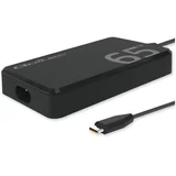 CARREGADOR CA QOLTEC 65W GAN SUPER RÁPIDO E FINO COM ADAPTADOR DE VIAGEM USB C PD, (5000261488)