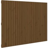 Maison Chic stensko posteljno vzglavje - vzglavna omarica - nočna omarica medeno rjavo 146,5x3x110 cm borovina, (21706811) | Shoptok.si