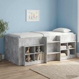  Kreveta za visoko spavanje djece 2 pcs Beton Konstruirano drvo | Eponuda.com