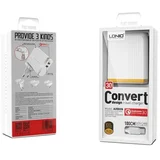 Komplet adapter A2502Q 220v 2x USB 1x QC 3.0 1x 2,4A + USB C kabel