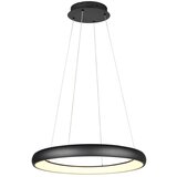  Crna LED viseća svjetiljka s mogućnosti zatamnjivanja s metalnim sjenilom ø 75 cm Cardona – | shoptok.hr