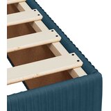 Box spring krevet s madracem tamnoplavi 80 x 200 cm baršunasti | shoptok.hr