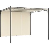  Vrtna sjenica s bočnim zastorom 3 x 3 x 2,25 m krem | shoptok.hr