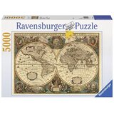 Ravensburger puzzle - Antička karta sveta - 5000 delova | ePonuda.com