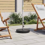 The Living Store Podstavek za senčnik granit 28,5 kg okrogel črn - Podstavek Za Senčnik, (21750658) | Shoptok.si
