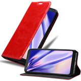 Cadorabo Ohišje, združljivo z LG Q9 v rdeče jabolko - Zaščitni ovitek z magnetnim zapiranjem, stoječo funkcijo in režo za kartice, (20550462) | Shoptok.si