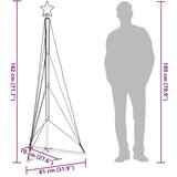 vidaXL LED božićno drvce 363 LED hladno bijele 182 cm | shoptok.hr