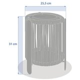 Hesperide LED solarna lampa LINY LED/3,7V 2600 mAh IP54 zelena | Eponuda.com