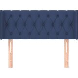  Vzglavje z ušesi modro 103x16x78/88 cm blago, (20737566) | Shoptok.si