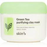 Skin79 Green Tea globinsko čistilna piling maska z ilovico 100 ml