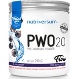 NUTRIVERSUM pwo 2.0 210g – pretrenažna formula za maksimalne performanse - crna ribizla Cene