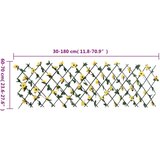vidaXL Proširiva rešetka od umjetnog bršljana 5 kom zelena 180 x 60 cm | shoptok.hr