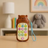  Edukativni telefona za djecu s motivom kapibare - smeđi | Shoptok.si