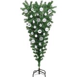  Prekrenuti umjetni božićni bor s setom kuglica Zelena 120 cm | shoptok.hr