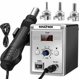  700W spajkalna postaja na vroči zrak LCD do 500°C + šobe | Shoptok.si
