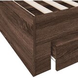  Okvir kreveta s ladicama boja hrasta 90x200 cm drveni | shoptok.hr