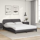  Okvir za krevet Dover sivi 160x200 cm od umjetne kože | Eponuda.com