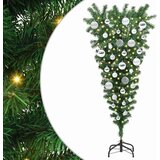  Prekrenuti umjetni božićni bor s setom kuglica Zelena 120 cm | shoptok.hr