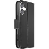 AVIZAR Denarnica etui za iPhone 16 Plus iz premium usnja s funkcijo stojala, Črna, (5000190219) | Shoptok.si
