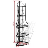  Kutni stalak za biljke Crni | Eponuda.com